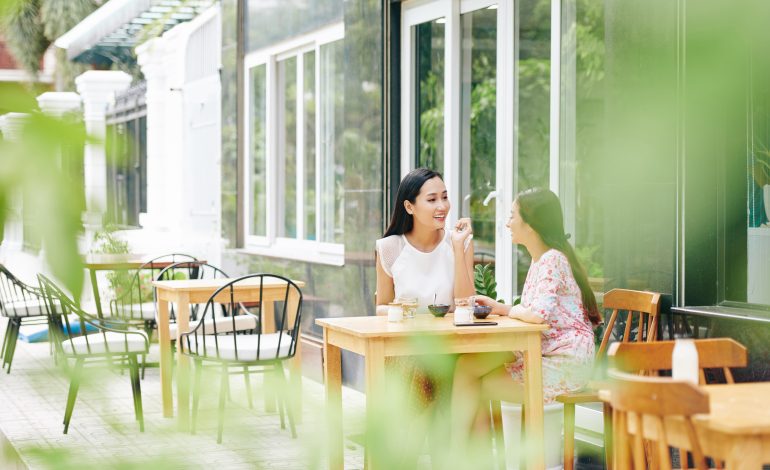 Halal-Friendly Coffee Shops with Beautiful Outdoor Seating Areas:
